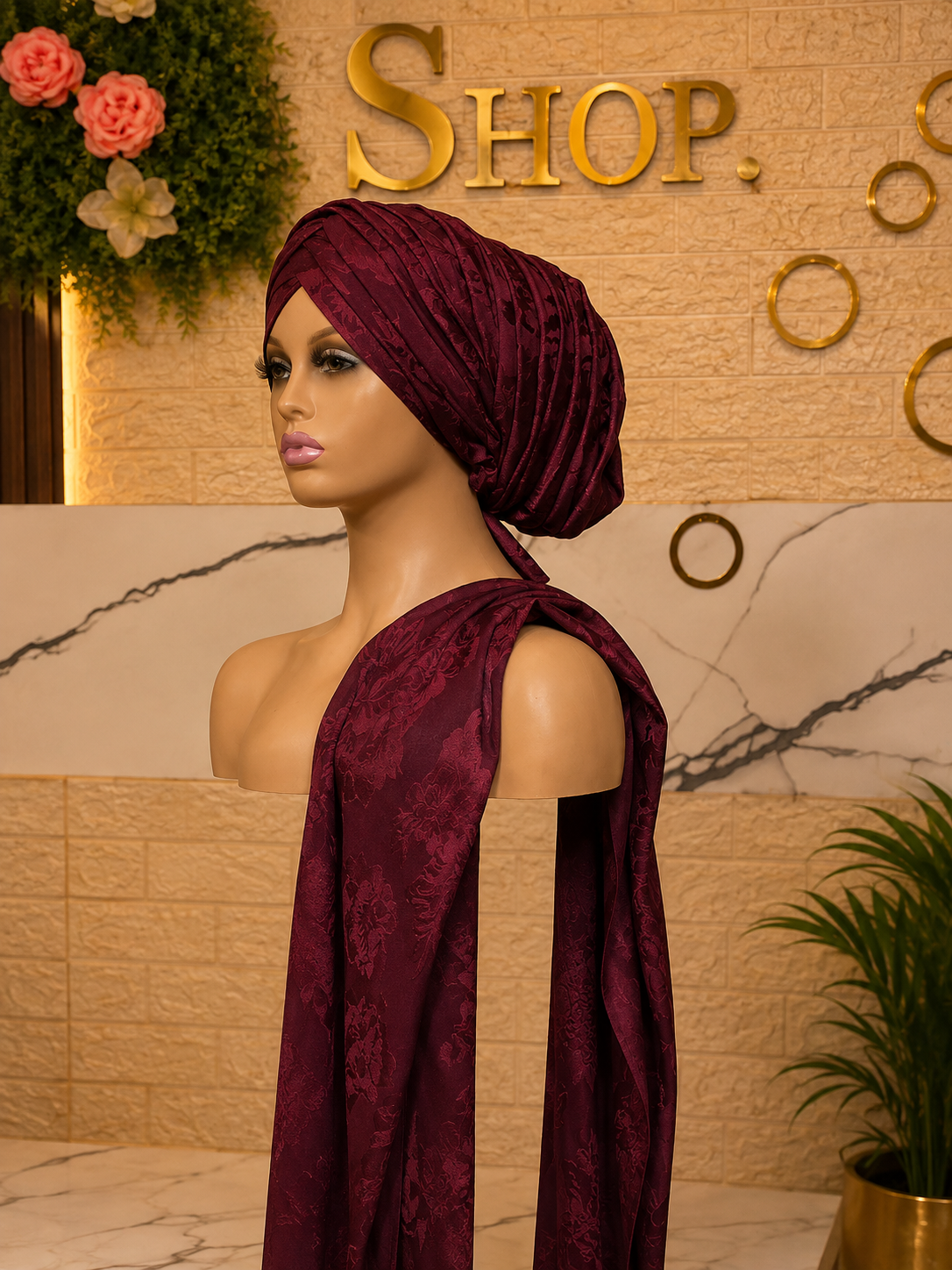 Turban à la machine